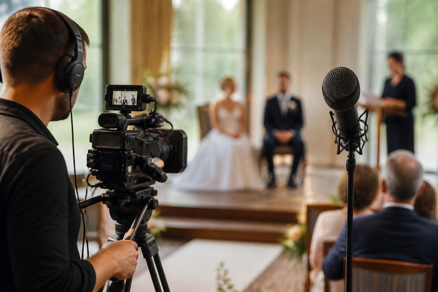 De ceremonie filmen: geluid is het halve werk